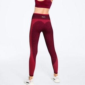 PINK Victoria’s Secret Red Seamless Leggings Size XS/Small